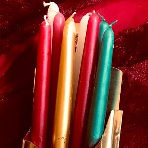 12 Tapered Holiday candles